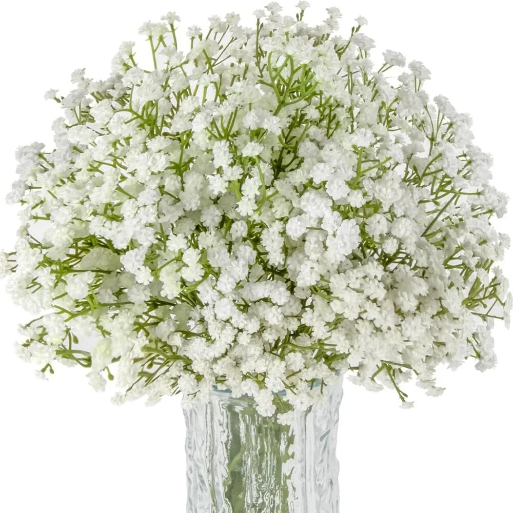 Large Lot of Baby's Breath Artificial Flowers 10 Pieces‎